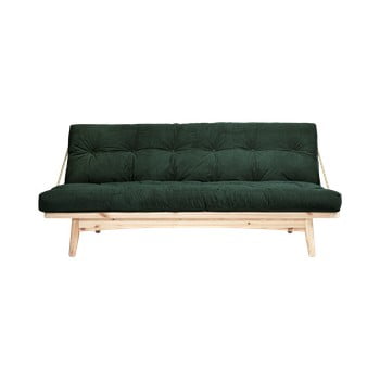 Canapea extensibilă Karup Design Folk Raw/Dark Green