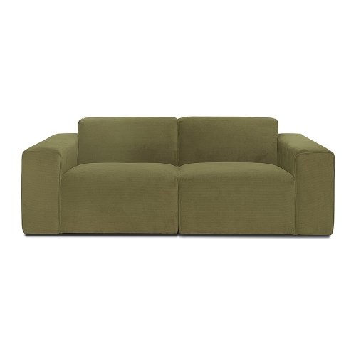 Canapea modulară cu tapițerie din reiat Scandic Sting, verde
