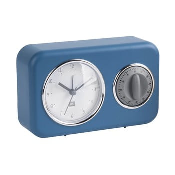 Ceas cu timer de bucătărie PT LIVING Nostalgia, albastru
