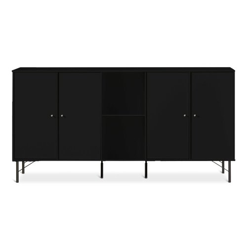 Hammel Furniture - Comodă neagră hammel mistral kubus, 169 x 89 cm