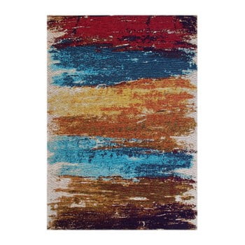 Eko Halı - Covor eco rugs colourful abstract, 80 x 300 cm