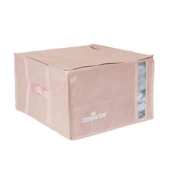 Cutie de depozitare cu vid pentru haine Compactor Pink Edition, 125 l