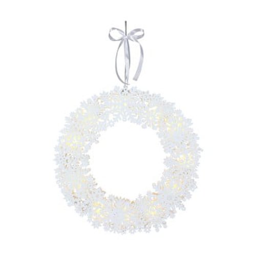 Decorațiune luminoasă cu LED Best Season Snowflake, ⌀ 45 cm, alb