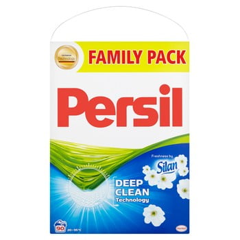 Detergent de rufe, pachet de familie Persil Fresh by Silan, 5,85 kg (90 de spălări)