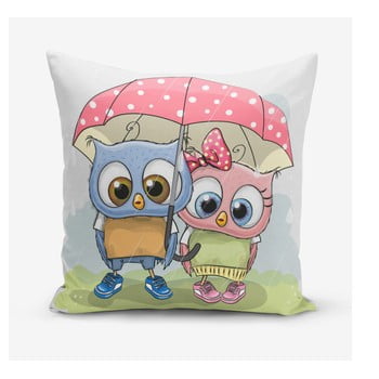 Față de pernă Minimalist Cushion Covers Umbrella Owls, 45 x 45 cm