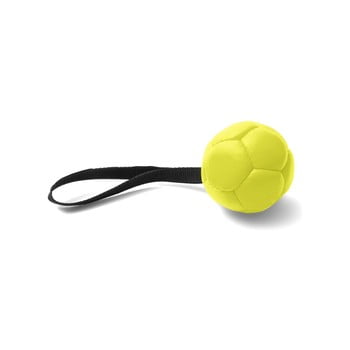 Jucărie handmade pentru câini Marendog Ball, ⌀ 9 cm, galben