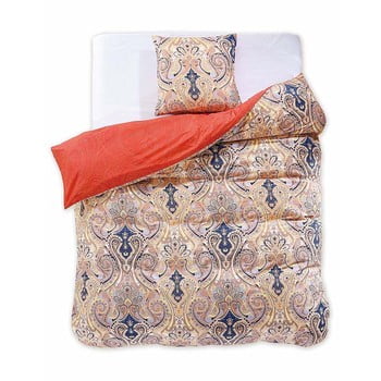 Lenjerie de pat reversibilă din bumbac pentru pat de 1 persoană DecoKing Diamond Medieval, 135 x 200 cm