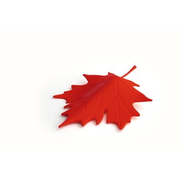 Opritor ușă în formă de frunzăQualy&CO Autumn, roșu