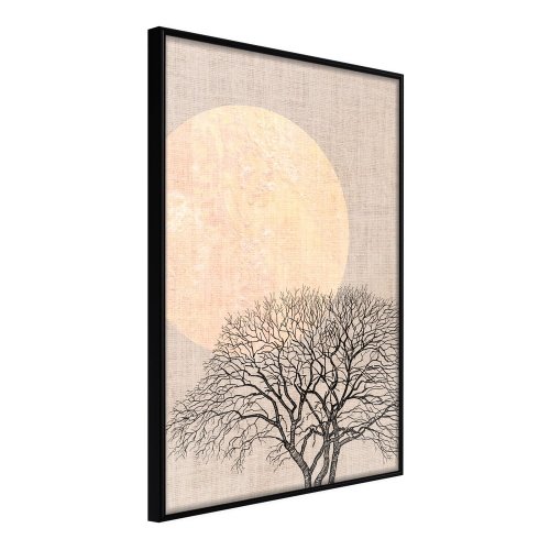 Poster cu ramă Artgeist Tree in the Morning, 30 x 45 cm