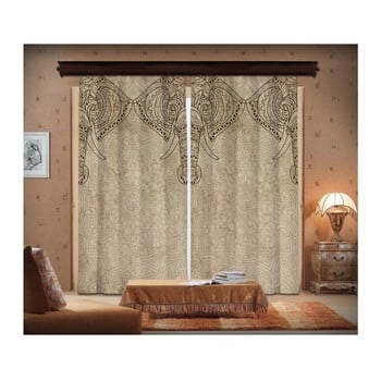 Set 2 draperii Curtain Lasta, 140 x 260 cm