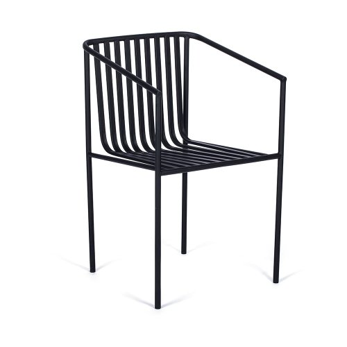 Set 2 scaune de grădină Le Bonom Cecile, negru