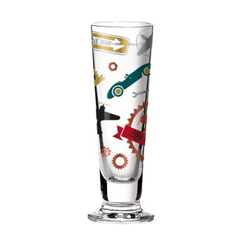 Set pahar pentru shot din sticlă cristalină și 5 suporturi pahare Ritzenhoff Shinobu Ito, 50 ml