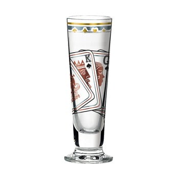 Set pahar pentru shot din sticlă cristalină și 5 suporturi pentru pahare Ritzenhoff Sascha Morawetz, 50 ml