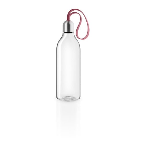 Sticlă de apă cu buclă roz Eva Solo Backpack, 500 ml