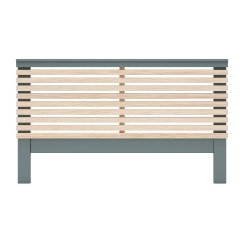 Tăblie de pat verde cenușiu/cu aspect de lemn de pin 146x100 cm Pisco – Marckeric