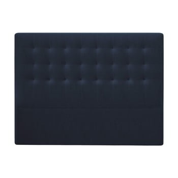 Tăblie pat cu înveliș de catifea Windsor & Co Sofas Athena, 200 x 120 cm, albastru închis