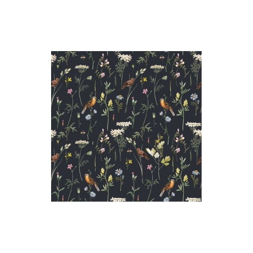 Tapet 100x280 cm meadow with birds – dekornik