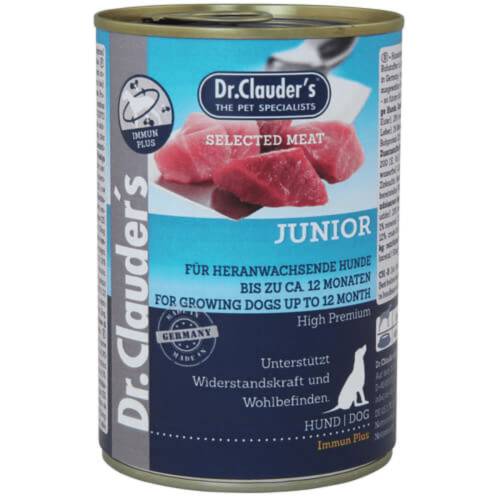 Hrana pentru caini Dr. Clauder's Selected Meat Junior 400g