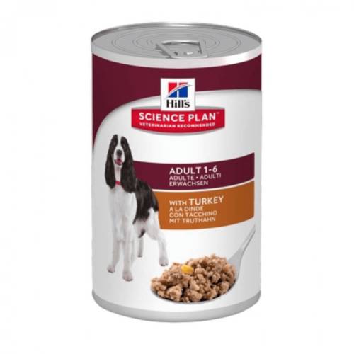 Hrana umeda pentru caini Hill's Science Plan Canine Mature Adult cu pui 7+ 370g