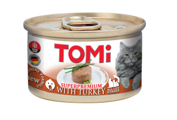 Hrana umeda pentru pisici Tomi cu curcan 85 g