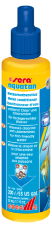 Solutie pentru conditionarea apei Sera Aquatan 50 ml