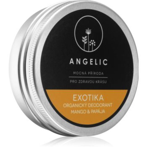 Angelic Organic deodorant Exotica Mango & Papája scent Deodorant crema organic pentru femei calitate BIO