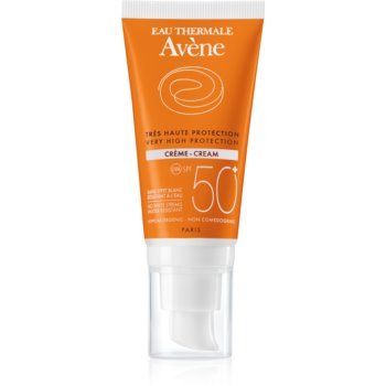 Avène Sun Sensitive Crema protectoare pentru pielea uscată și sensibilă SPF 50+