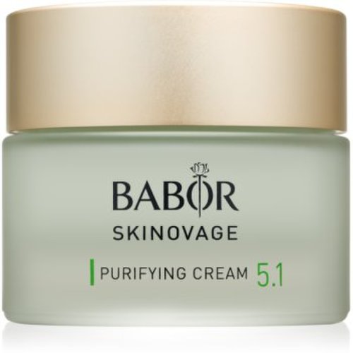 BABOR Skinovage Purifying Cream crema ce ofera luminozitate si hidratare pentru pielea problematica