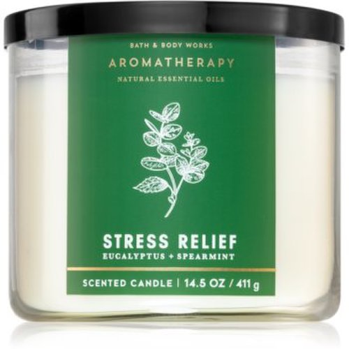 Bath & Body Works Stress Relief Eucalyptus & Spearmint lumânare parfumată