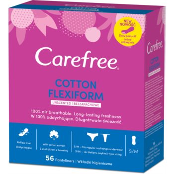 Carefree cotton flexiform absorbante