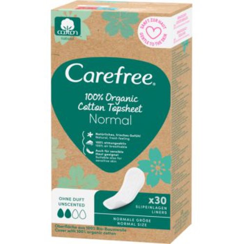 Carefree Organic Cotton Normal absorbante