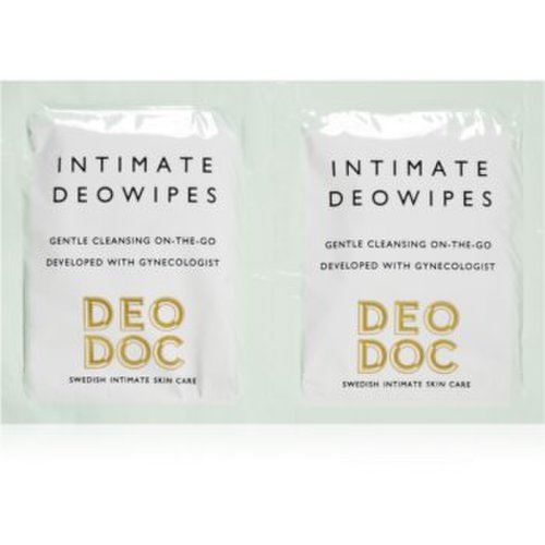 DeoDoc DeoWipes Jasmine Pear servetele umede pentru igiena intima