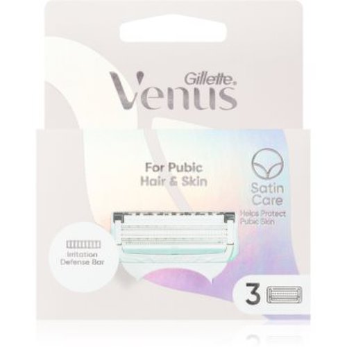 Gillette Venus For Pubic Hair&Skin rezerva Lama pentru ajustarea liniei bikinilor