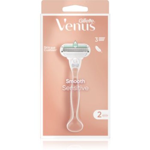 Gillette Venus Sensitive Smooth Aparat de ras + 2 capete de schimb