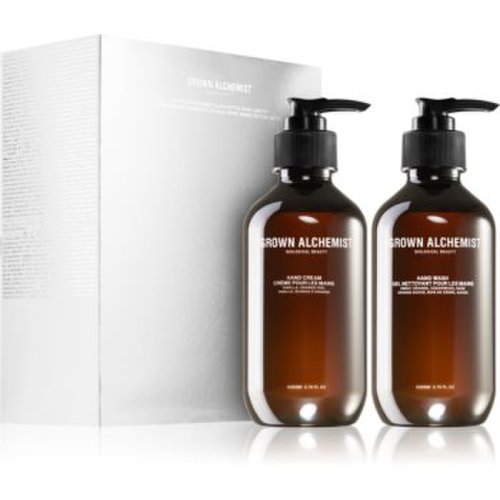 Grown Alchemist Limited Edition Amber Glass Bottle Hand Care Kit set (de maini)