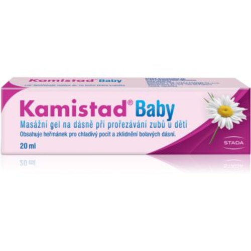 Kamistad Baby gel pentru masaj cu efect rece ajuta la refacerea gingiilor iritate