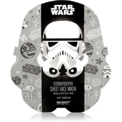 Mad Beauty Star Wars Storm Trooper mască textilă hidratantă cu extracte de ceai verde