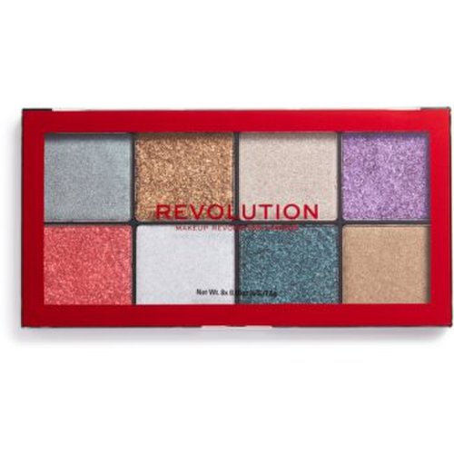 Makeup Revolution Halloween Glitter Palette paletă cu farduri cu sclipici