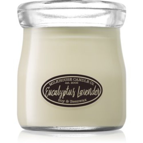 Milkhouse Candle Co. Creamery Eucalyptus Lavender lumânare parfumată Cream Jar