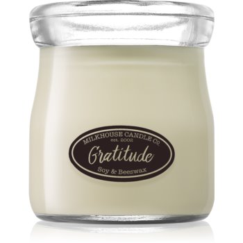 Milkhouse Candle Co. Creamery Gratitude lumânare parfumată Cream Jar