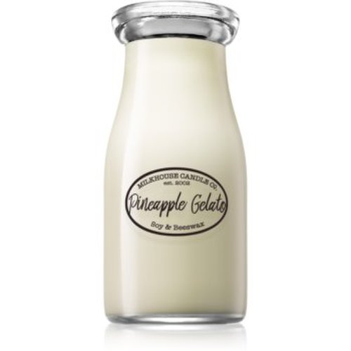 Milkhouse Candle Co. Creamery Pineapple Gelato lumânare parfumată Milkbottle