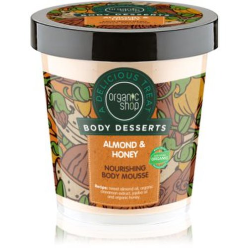Organic Shop Body Desserts Almond & Honey spuma de corp nutritie si hidratare