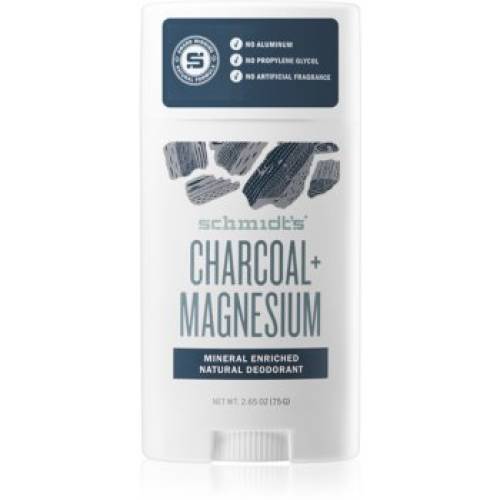Schmidt's charcoal + magnesium deodorant stick pentru toate tipurile de piele