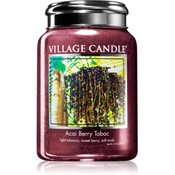 Village Candle Acai Berry Tobac lumânare parfumată
