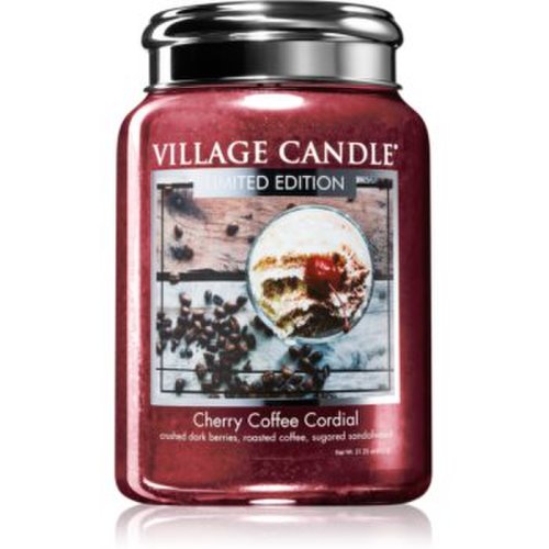 Village Candle Cherry Coffee Cordial lumânare parfumată