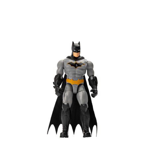 Batman cu costum gri si accesorii