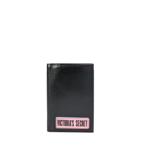 Black / pink passport holder