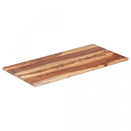 Blat de masă, 60 x 100 cm, lemn masiv sheesham, 25-27 mm