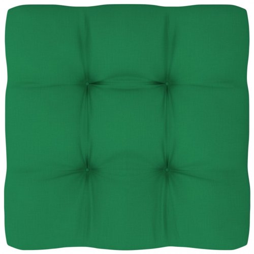 Pernă pentru canapea din paleți, verde crud, 80 x 80 x 12 cm