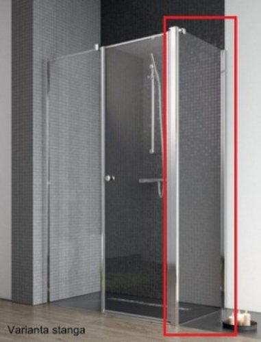 Perete lateral cabina dus Radaway Eos II KDS, 75 x 197 cm